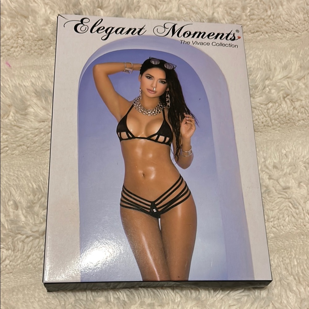 Elegant Moments Black Triangle Bra